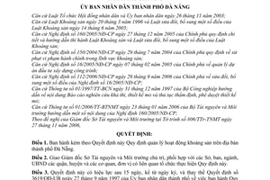 Quyết định 111/2006/QĐ-UBND quản lý hoạt động khoáng sản