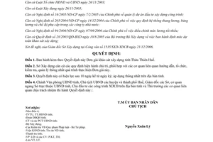 Quyết định 2969/2006/QĐ-UBND Đơn giá khảo sát xây dựng tỉnh Thừa Thiên Huế