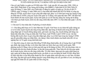 Chỉ thị 03/2006/CT-UBND công tác đăng ký NVQS tuyển chọn gọi công dân nhập ngũ phục vụ thời hạn lực lượng CAND tuyển sinh động viên QĐ 200
