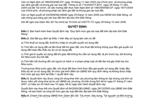 Quyết định 53/2006/QĐ-UBND Quy định giá đất trên địa bàn tỉnh Đăk Nông