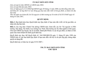 Quyết định 148/2006/QĐ-UB  hạn mức đất ở hộ gia đình, cá nhân