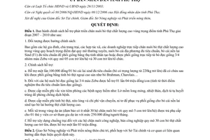 Quyết định 3668/2006/QĐ-UBND hỗ trợ phát triển chăn nuôi bò thịt chất lượng cao Phú Thọ 2007 2010