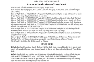 Quyết định 2989/2006/QĐ-UBND phân công, cấp ủy quyền giải quyết vấn trong công tác quy hoạch đầu tư xây dựng