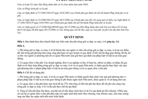 Quyết định 116/2006/QĐ-UBND chế độ thu nộp quản lý phí trông giữ xe Gia Lai