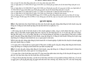 Quyết định 113/2006/QĐ-UBND mức thu, chế độ thu, nộp, quản lý và sử dụng