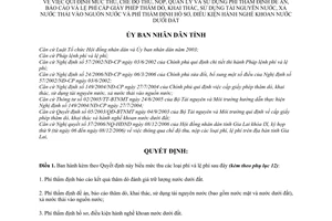 Quyết định 114/2006/QĐ-UBND qui định mức thu, chế độ thu, nộp, quản lý