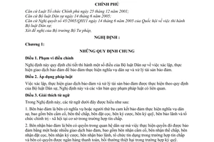 Nghị định 163/2006/NĐ-CP giao dịch bảo đảm