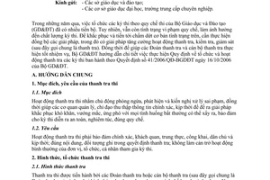 Công văn  405/BGDĐT-TTr Hướng dẫn thanh tra thi