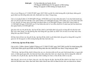 Công văn 43/STNMT-ĐKĐĐ lập bản đồ địa chính và phí thẩm định cấp quyền sử dụng