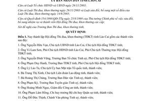 Quyết định 05/2007/QĐ-UBND thành lập Hội đồng Thi đua khen thưởng tỉnh Lào Cai