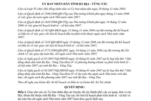 Quyết định 03/2007/QĐ-UBND phát triển kinh tế xã hội dự toán thu chi ngân sách