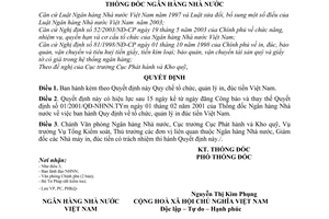 Quyết định 02/2007/QĐ-NHNN Quy chế tổ chức quản lý in đúc tiền Việt Nam