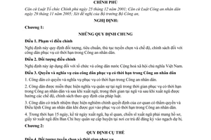 Nghị định 12/2007/NĐ-CP công dân phục vụ có thời hạn trong Công an nhân dân