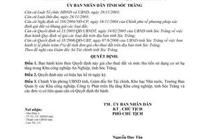 Quyết định 02/2007/QĐ-UBND giá cho thuê đất mức thu tiền sử dụng