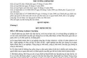 Quyết định 09/2007/QĐ-TTg xếp lại, xử lý nhà, đất thuộc sở hữu nhà nước