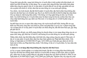 Chỉ thị 01/2007/CT-UBND công tác quản lý tần số máy phát vô tuyến điện Bình Thuận