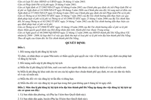 Quyết định 05/2007/QĐ-UBND  mức thu, quản lý sử dụng lệ phí hộ tịch