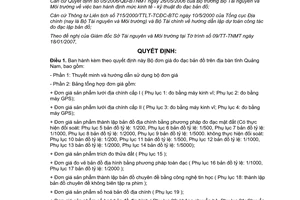Quyết định 01/2007/QĐ-UBND Bộ đơn giá đo đạc bản đồ Quảng Nam