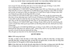 Quyết định 09/2007/QĐ-UBND mức thu, quản lý sử dụng lệ phí cấp giấy phép