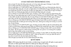Quyết định 06/2007/QĐ-UBND mức thu, quản lý sử dụng phí thẩm định
