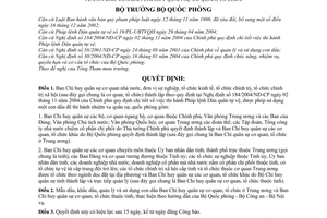 Quyết đinh 17/2007/QĐ-BQP con dấu Ban chỉ huy quân sự cơ quan tổ chức