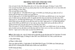 Nghị quyết 02/2007/NQ-HĐND phê chuẩn áp dụng chính sách ưu đãi đầu tư