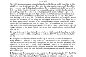 Chỉ thị 03/2007/CT-UBND thi đua phát triển kinh tế xã hội quốc phòng 2007 Cần Thơ