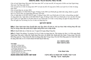 Quyết định 05/2007/QĐ-NHNN Quy định trình tự thủ tục thực hiện thay đổi Quỹ tín dụng nhân dân được Ngân hàng Nhà nước chấp thuận
