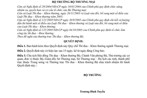 Quyết định 04/2007/QĐ-BTM Quy chế Thi đua Khen thưởng ngành Thương mại