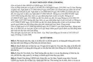 Quyết định 82/QĐ-UBND mức thu, nộp quản lý, sử dụng phí trông giữ xe