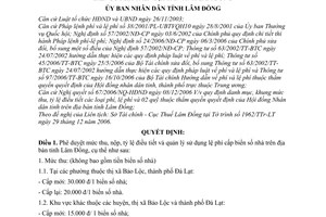 Quyết định 69/QĐ-UBND mức thu, nộp quản lý sử dụng lệ phí cấp biển số nhà