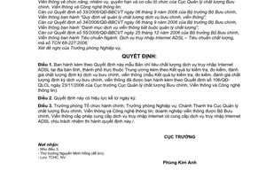 Quyết định 24/QĐ-QLCL mẫu kết quả tự kiểm tra, đo kiểm, đánh