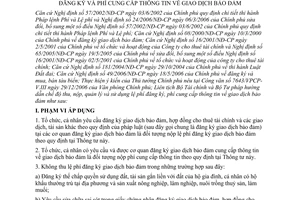 Thông tư liên tịch 03/2007/TTLT/BTC-BTP hướng dẫn chế độ thu nộp sử dụng lệ phí đăng ký phí cung cấp thông tin giao dịch bảo đảm