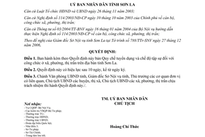 Quyết định 01/2007/QĐ-UBND quy chế tuyển dụng chế độ tập sự công chức Sơn La