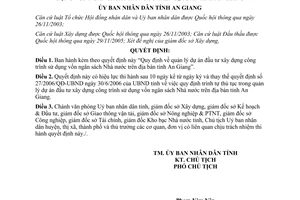 Quyết định 06/2007/QĐ-UBND về Quy định quản lý dự án đầu tư xây dựng công trình