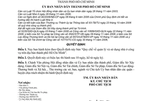 Quyết định 16/2007/QĐ-UBND Quy chế quản lý sử dụng nhà công vụ thành phố Hồ Chí Minh