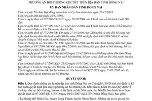 Quyết định 347/QĐ-UBND dự án phê duyệt phương án bồi thường chi tiết