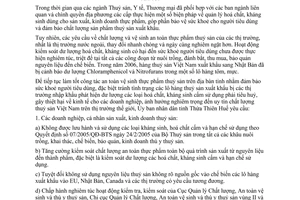 Chỉ thị 07/2007/CT-UBND tập trung tăng cường quản lý chất lượng thuỷ sản xuất khẩu Thừa Thiên Huế