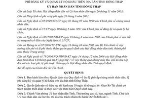 Quyết định 15/2007/QĐ-UBND Quy định thu lệ phí cấp chứng minh nhân dân