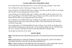 Quyết định 09/2007/QĐ-UBND ban hành Quy định thu lệ phí hộ tịch