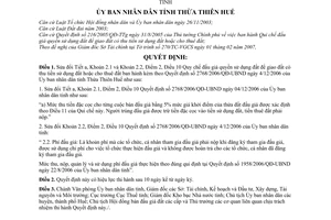 Quyết định 511/2007/QĐ-UBND sửa đổi Quy chế đấu giá quyền sử dụng đất giao đất có thu tiền