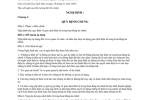 Nghị định 27/2007/NĐ-CP giao dịch điện tử trong hoạt động tài chính