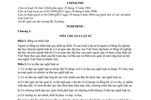 Nghị định 28/2007/NĐ-CP hướng dẫn Luật luật sư