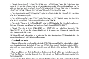 Công văn 1825/NHNN-KTTC hạch toán nghiệp vụ nộp thuế thu nhập doanh nghiệp