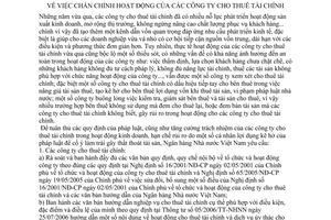 Chỉ thị 01/2007/CT-NHNN chấn chỉnh hoạt động công ty cho thuê tài chính