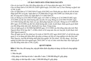 Quyết định 400/2007/QĐ-UBND mức thu nộp quản lý sử dụng phí thẩm định