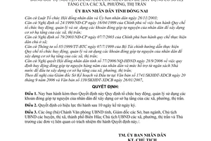 Quyết định 16/2007/QĐ-UBND Quy định tổ chức huy động, quản lý sử dụng khoản đóng góp tự nguyện hàng năm nhân dân xây dựng cơ sở hạ tầng tỉnh Đồng Nai