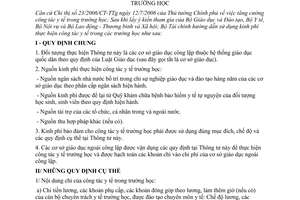 Thông tư 14/2007/TT-BTC hướng dẫn sử dụng kinh phí thực hiện công tác y tế trường học