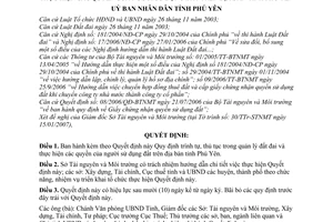 Quyết định 472/2007/QĐ-UBND trình tự, thủ tục trong quản lý đất đai