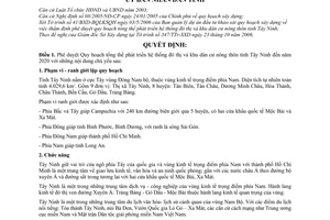 Quyết định 147/2007/QĐ-UBND phê duyệt Quy hoạch tổng thể phát triển hệ thống